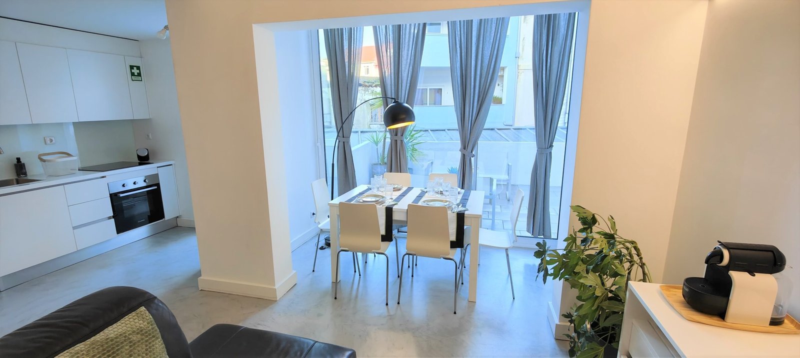 Sala e cozinha